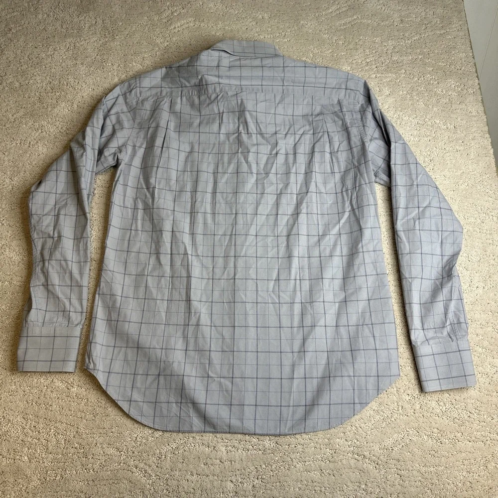 Men's Comme Ca Ism Large Long Sleeve Plaid Button Down Dress Shirt‎